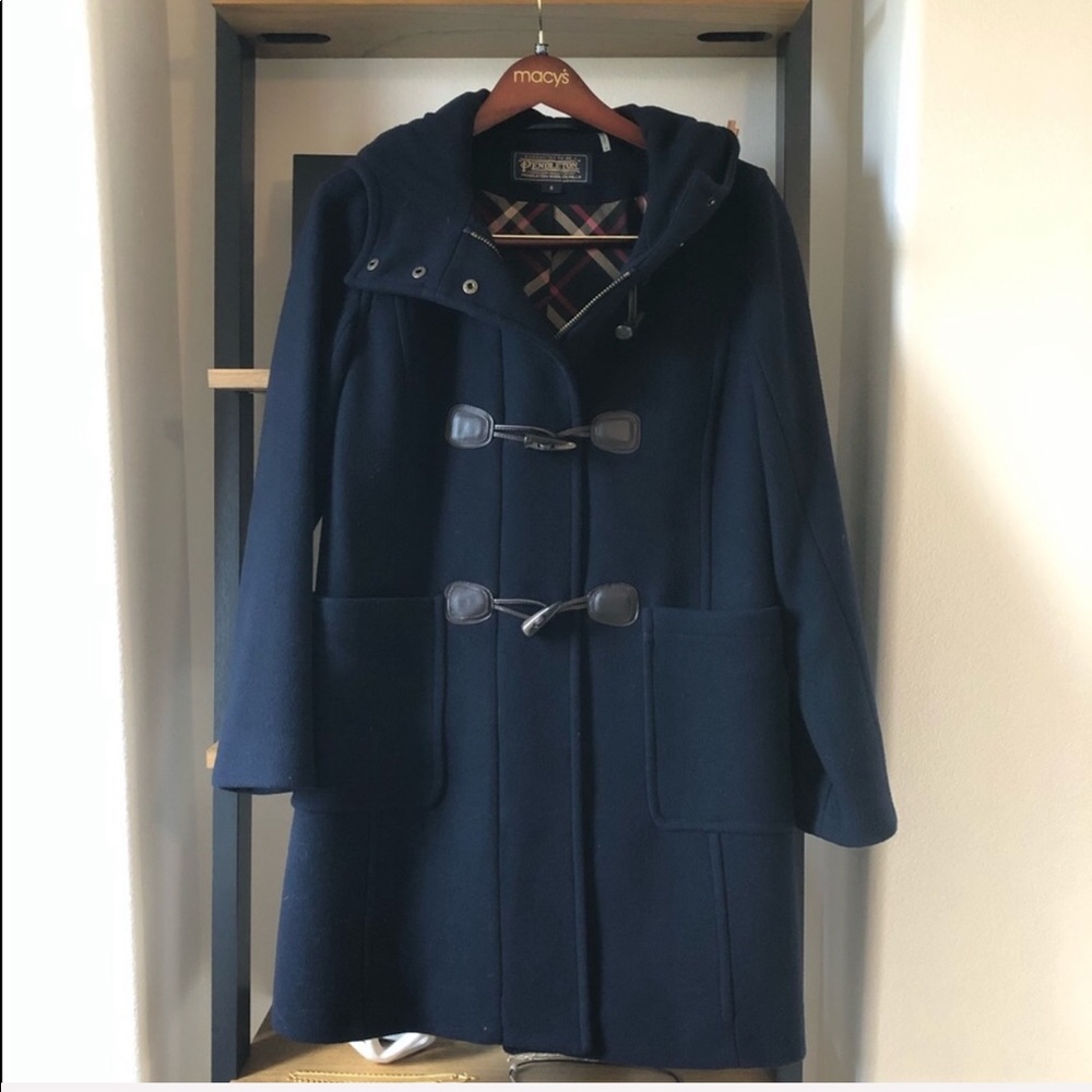 Pendleton hooded wool coat